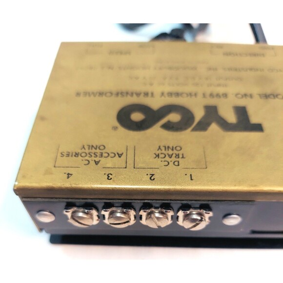 Tyco HO Electric Power Pack Train Hobby Transformer Model 899T AC/DC *Tested* - Picture 3 of 4